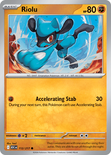 Riolu - Ascended Heroes 112