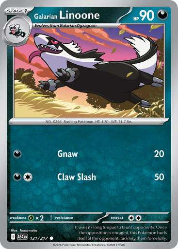 Galarian Linoone - Ascended Heroes 131