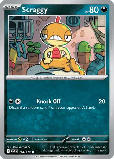 Scraggy - Ascended Heroes 134