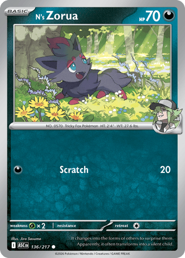 N's Zorua - Ascended Heroes 136