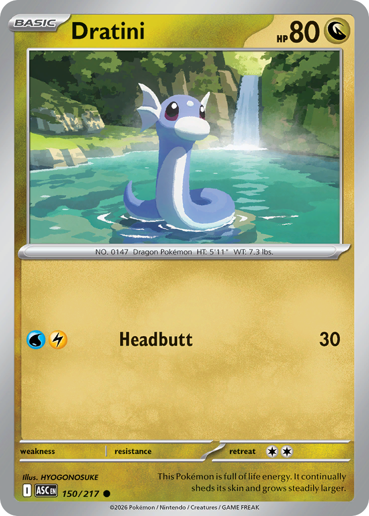 Dratini – Ascended Heroes 150/217 Pokémon card