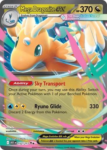 Mega Dragonite ex - Ascended Heroes 152