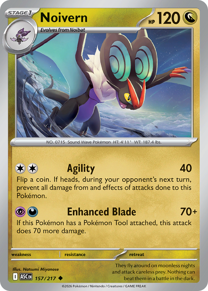 Noivern – Ascended Heroes 157/217 Pokémon card