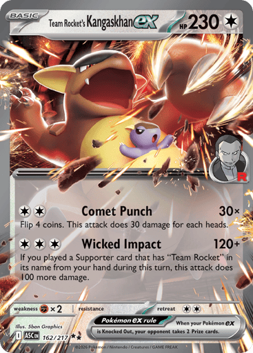 Team Rocket's Kangaskhan ex - Ascended Heroes 162