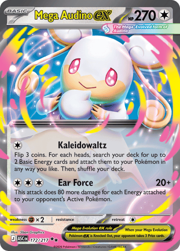 Mega Audino ex - Ascended Heroes 172