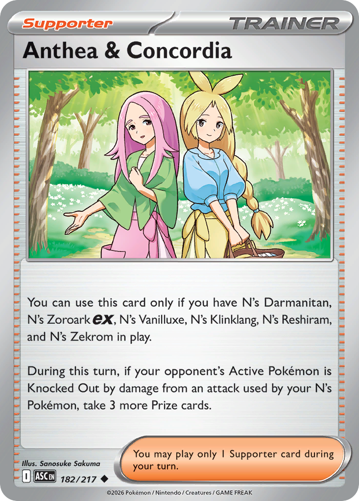 Anthea & Concordia – Ascended Heroes 182/217 Pokémon card