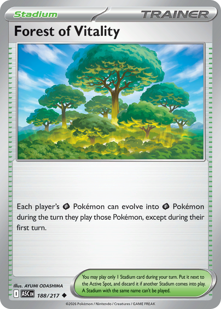 Forest of Vitality – Ascended Heroes 188/217 Pokémon card