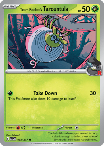 Team Rocket's Tarountula - Ascended Heroes 18