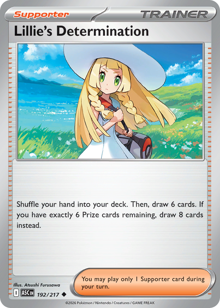 Lillie's Determination – Ascended Heroes 192/217 Pokémon card