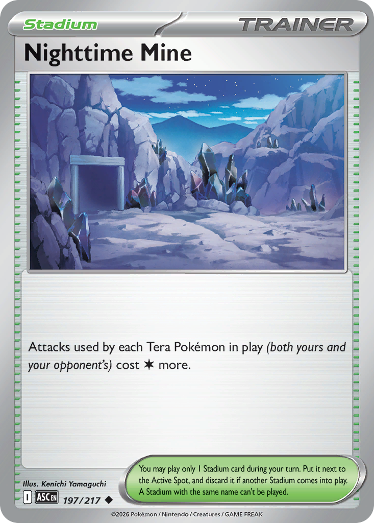 Nighttime Mine – Ascended Heroes 197/217 Pokémon card