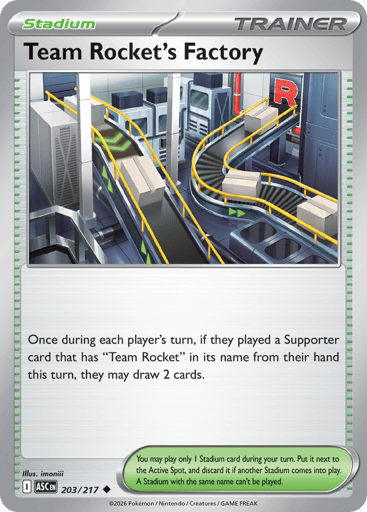 Team Rocket's Factory - Ascended Heroes 203