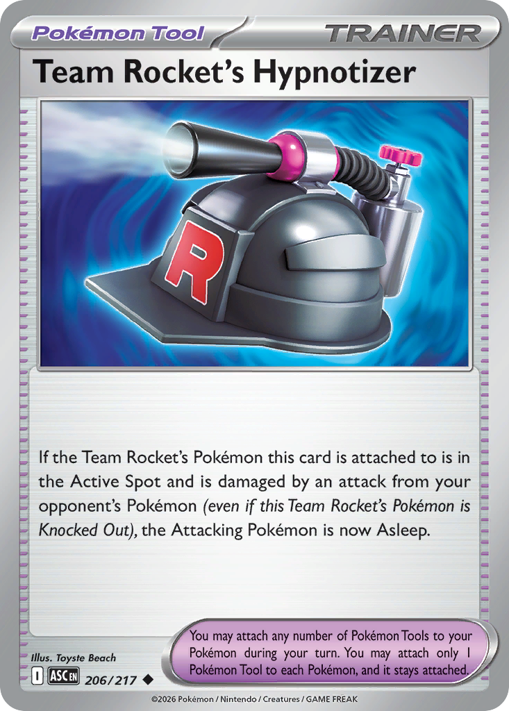 Team Rocket's Hypnotizer – Ascended Heroes 206/217 Pokémon card