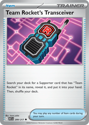 Team Rocket's Transceiver - Ascended Heroes 209