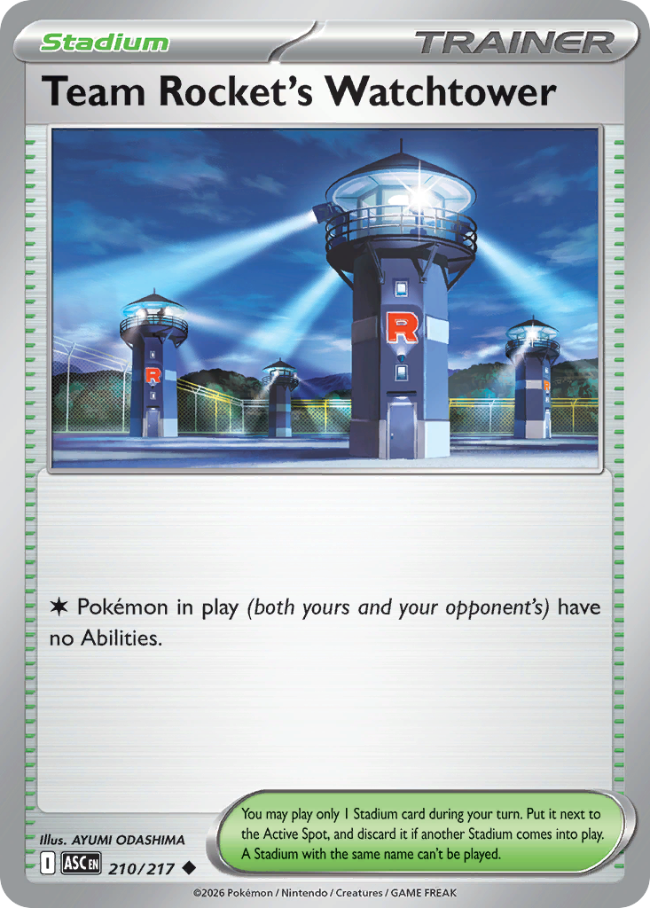 Team Rocket's Watchtower – Ascended Heroes 210/217 Pokémon card
