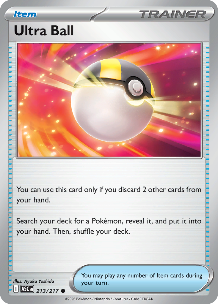 Ultra Ball – Ascended Heroes 213/217 Pokémon card