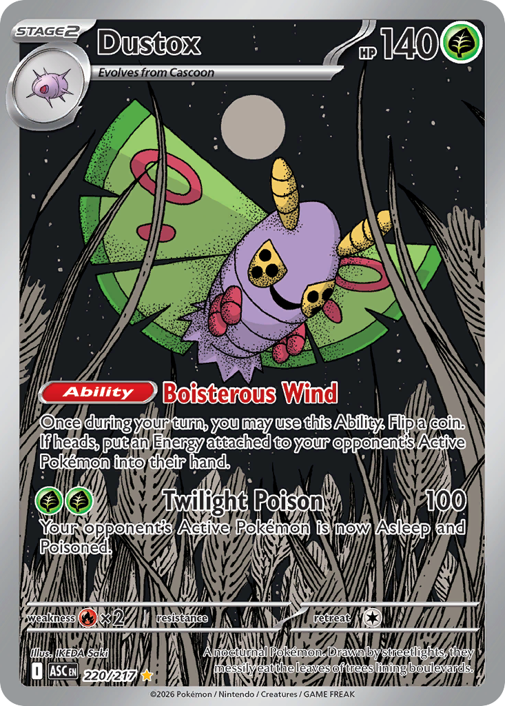 Dustox – Ascended Heroes 220/217 Pokémon card