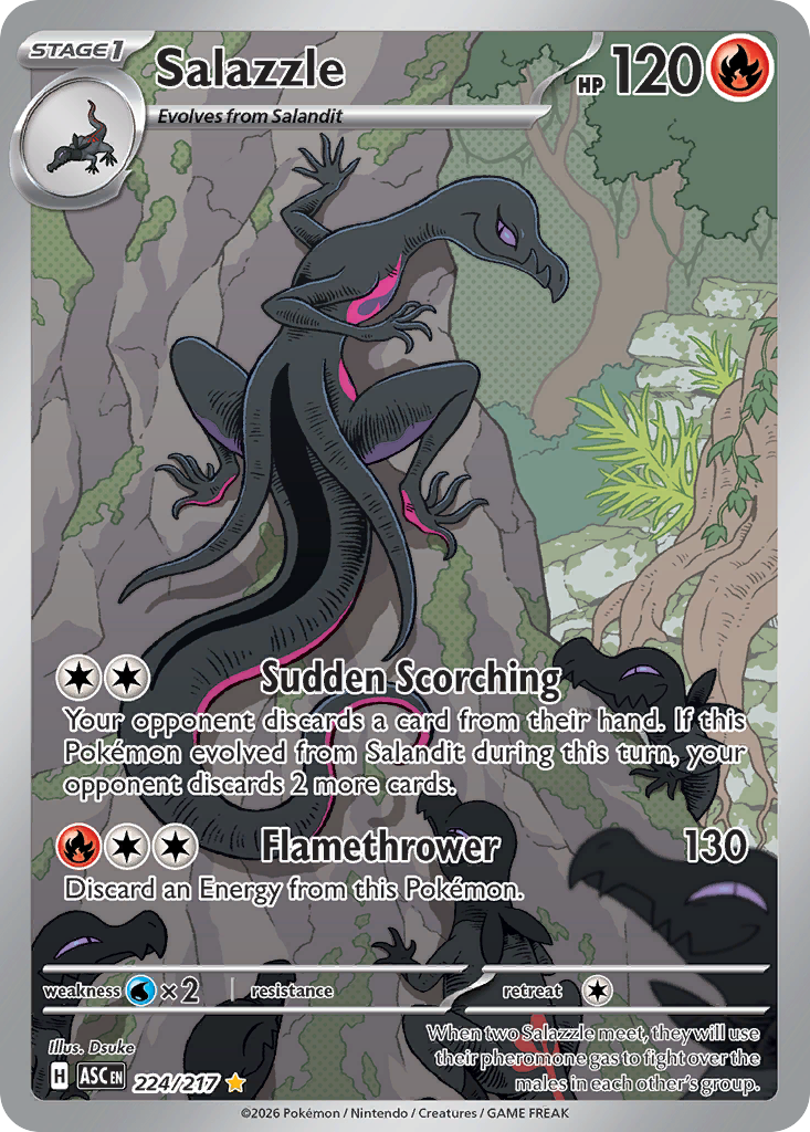 Salazzle – Ascended Heroes 224/217 Pokémon card