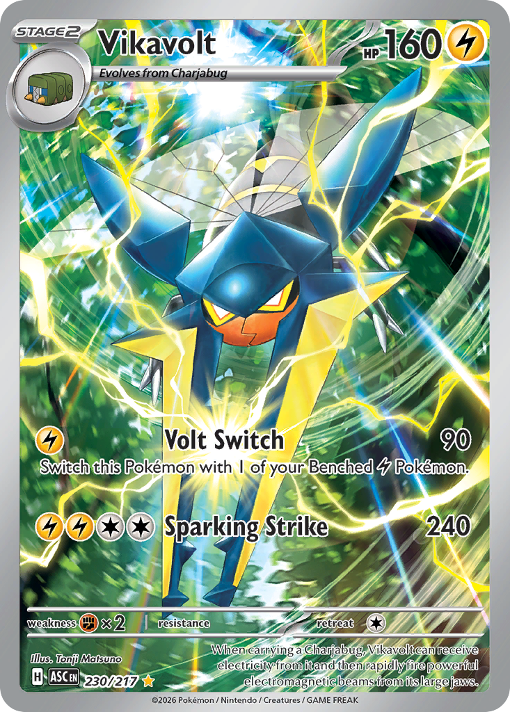 Vikavolt – Ascended Heroes 230/217 Pokémon card