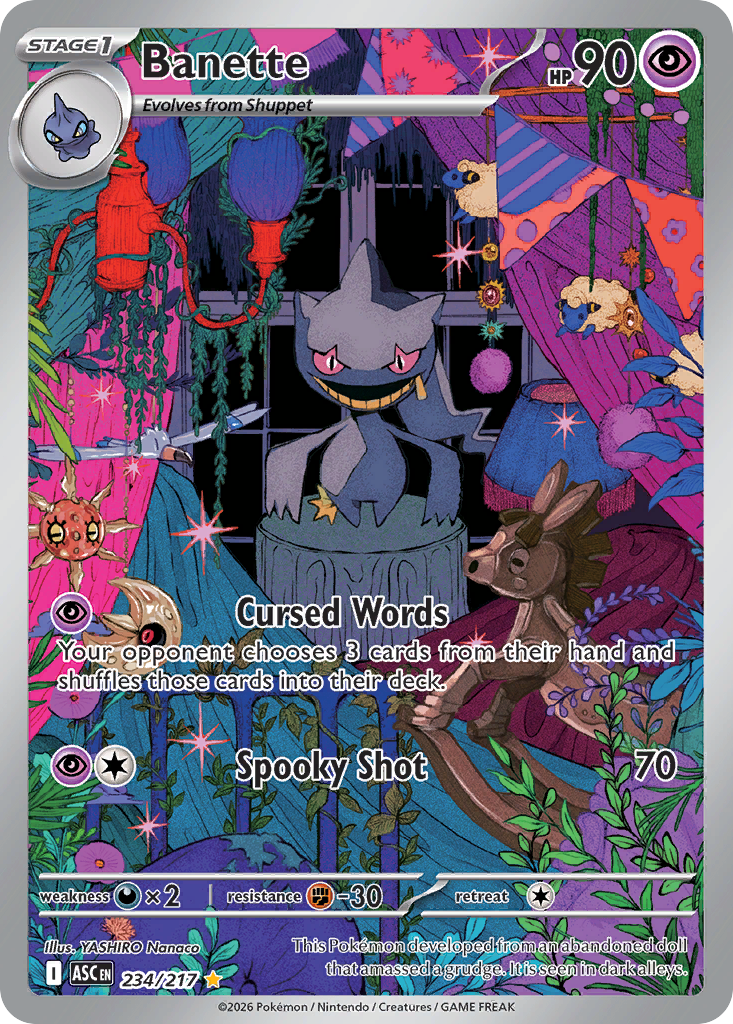 Banette – Ascended Heroes 234/217 Pokémon card