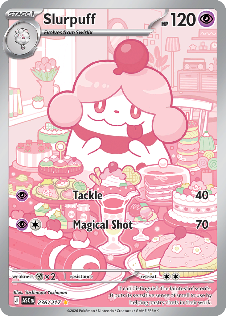 Slurpuff – Ascended Heroes 236/217 Pokémon card