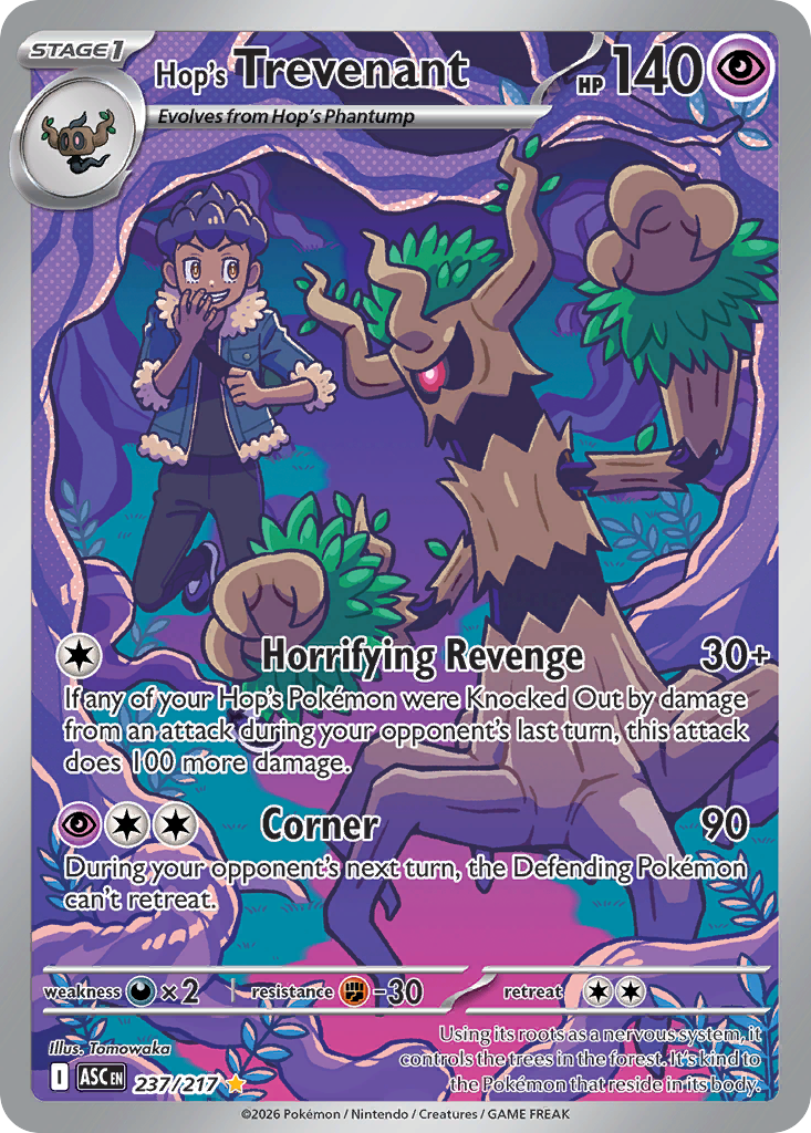 Hop's Trevenant – Ascended Heroes 237/217 Pokémon card
