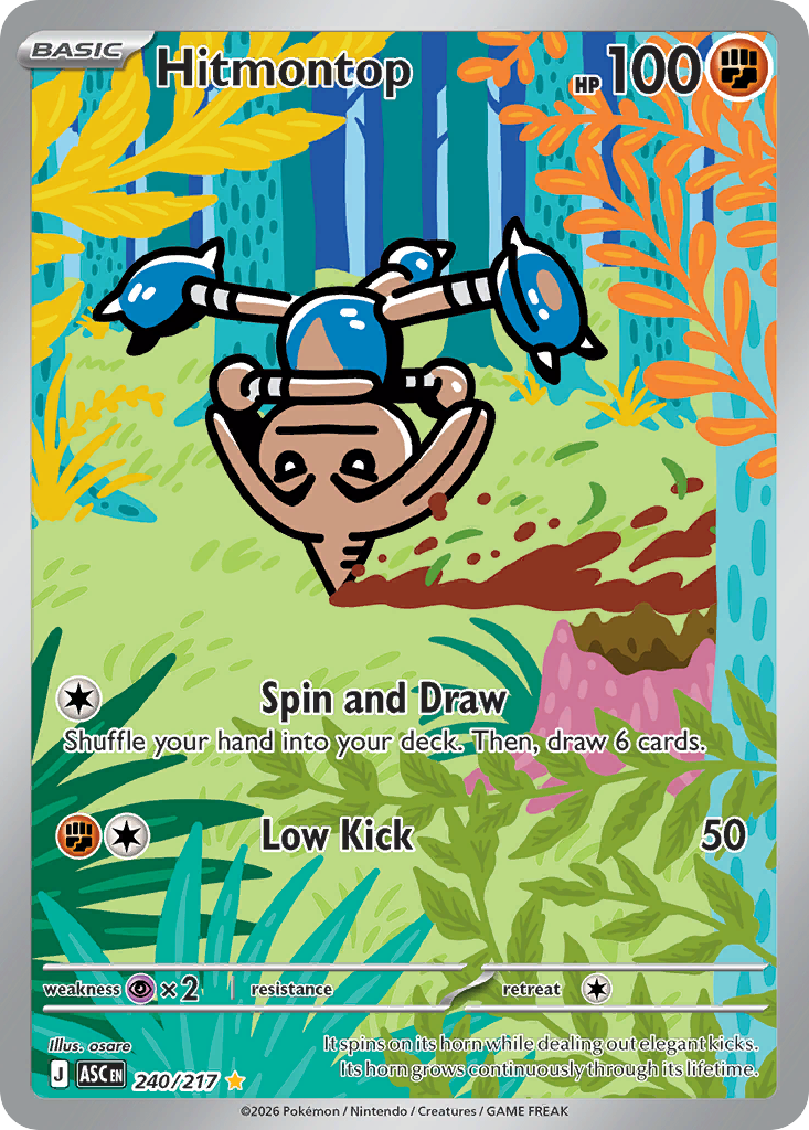 Hitmontop – Ascended Heroes 240/217 Pokémon card