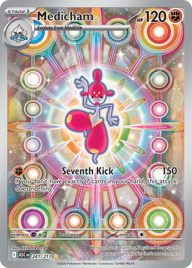 Medicham – Ascended Heroes 241/217 Pokémon card