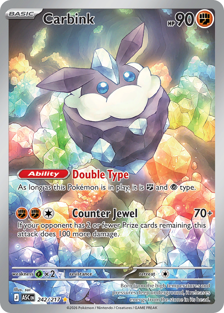 Carbink – Ascended Heroes 242/217 Pokémon card