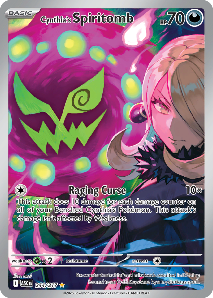 Cynthia's Spiritomb – Ascended Heroes 244/217 Pokémon card