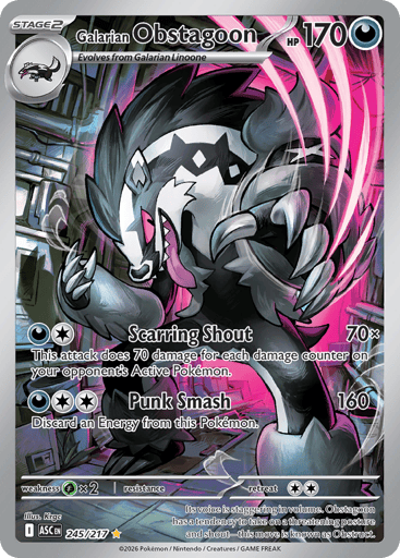 Galarian Obstagoon - Ascended Heroes 245