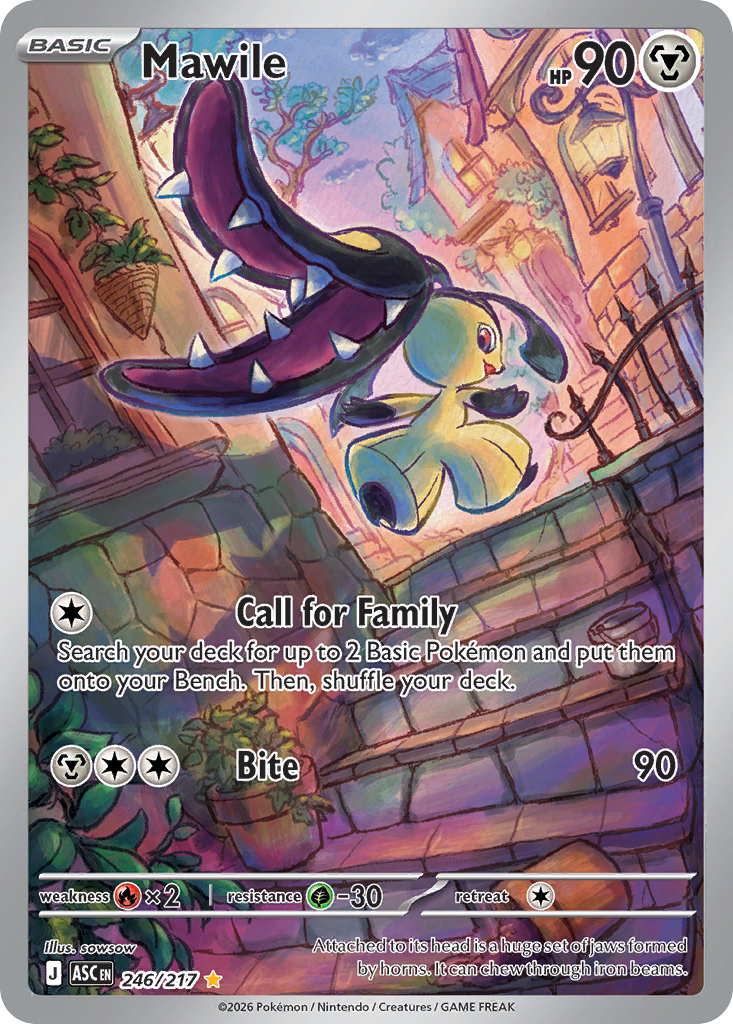 Mawile – Ascended Heroes 246/217 Pokémon card