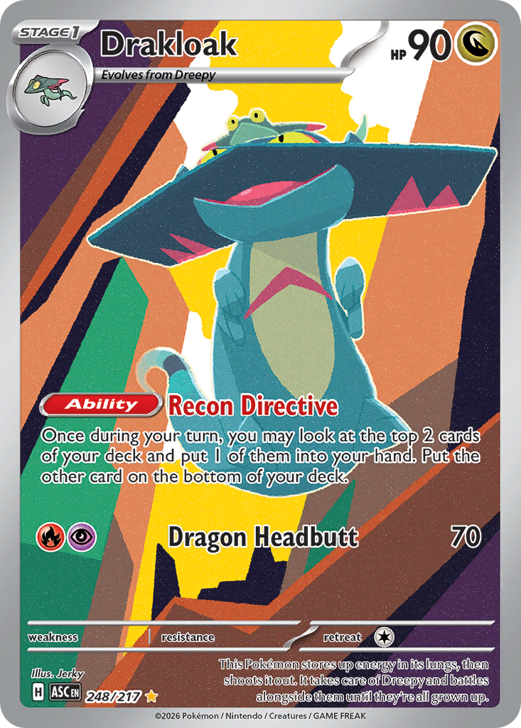 Drakloak – Ascended Heroes 248/217 Pokémon card