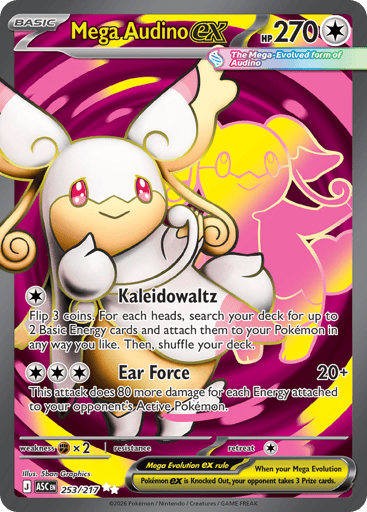 Mega Audino ex - Ascended Heroes 253