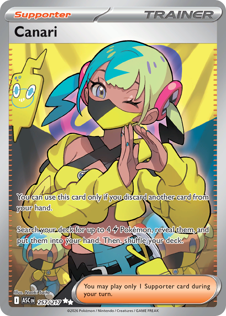Canari – Ascended Heroes 257/217 Pokémon card