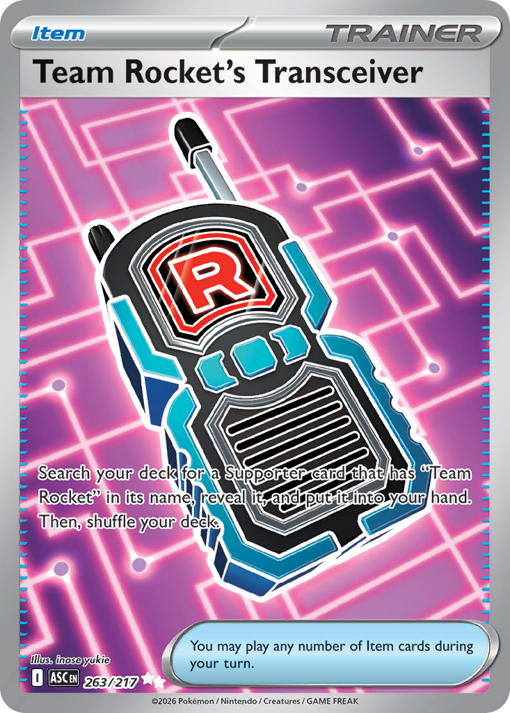 Team Rocket's Transceiver – Ascended Heroes 263/217 Pokémon card