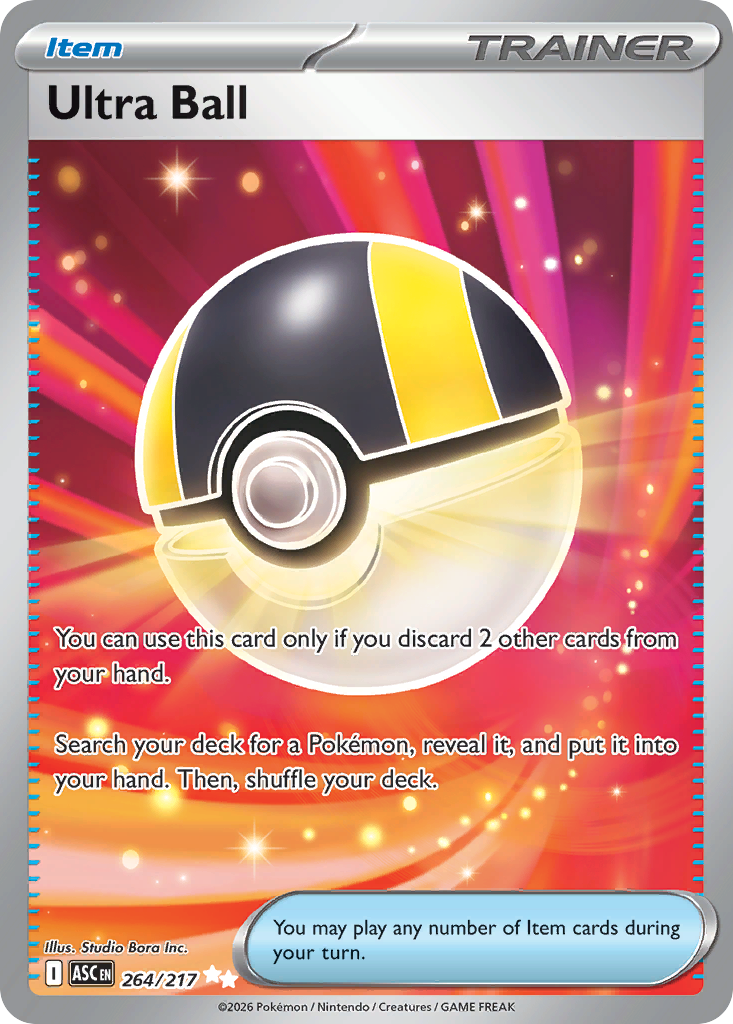 Ultra Ball – Ascended Heroes 264/217 Pokémon card