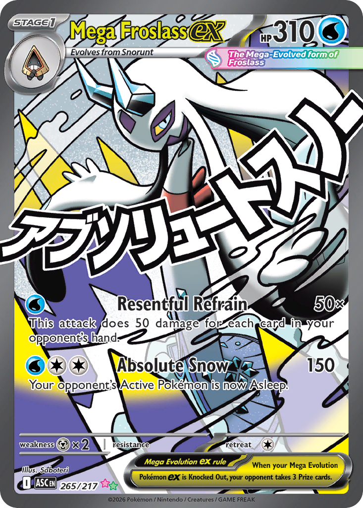 Mega Froslass ex – Ascended Heroes 265/217 Pokémon card