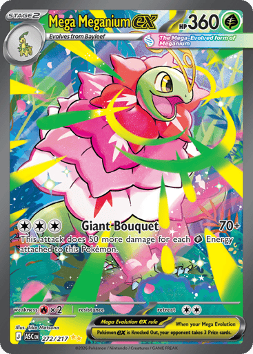 Mega Meganium ex - Ascended Heroes 272