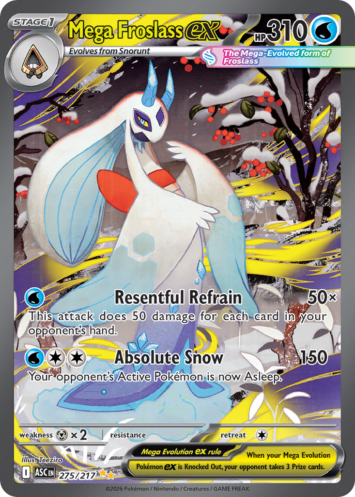 Mega Froslass ex – Ascended Heroes 275/217 Pokémon card