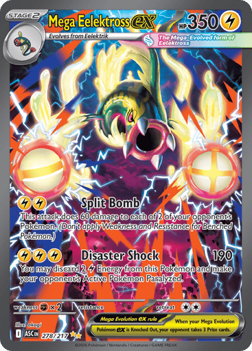 Mega Eelektross ex - Ascended Heroes 278