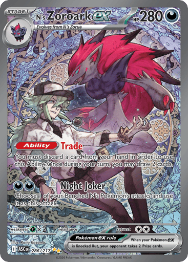 N's Zoroark ex - Ascended Heroes 286