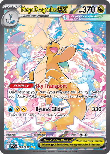 Mega Dragonite ex - Ascended Heroes 290