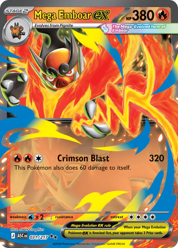Mega Emboar ex - Ascended Heroes 31