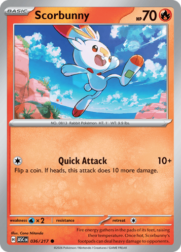 Scorbunny - Ascended Heroes 36