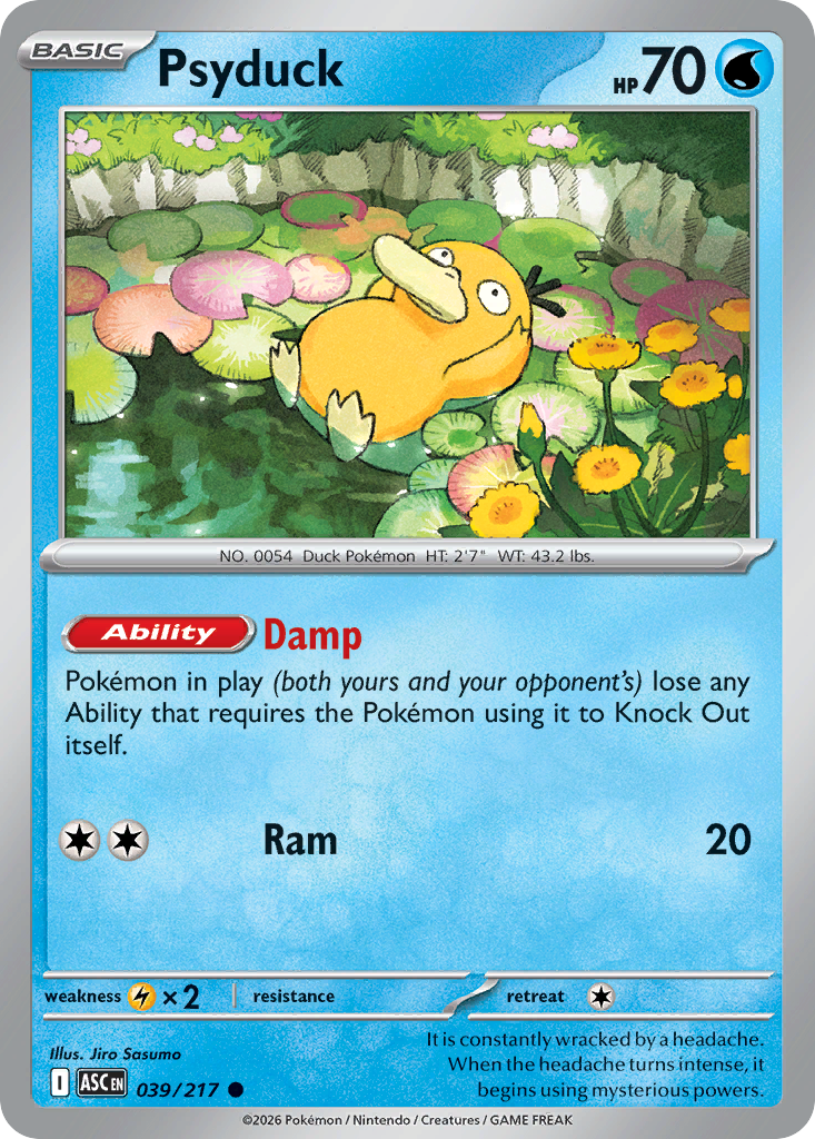 Psyduck – Ascended Heroes 039/217 Pokémon card