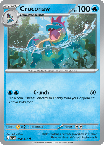 Croconaw - Ascended Heroes 42