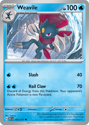Weavile - Ascended Heroes 45