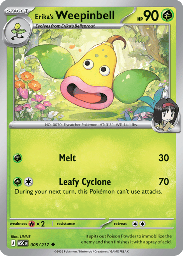 Erika's Weepinbell - Ascended Heroes 5