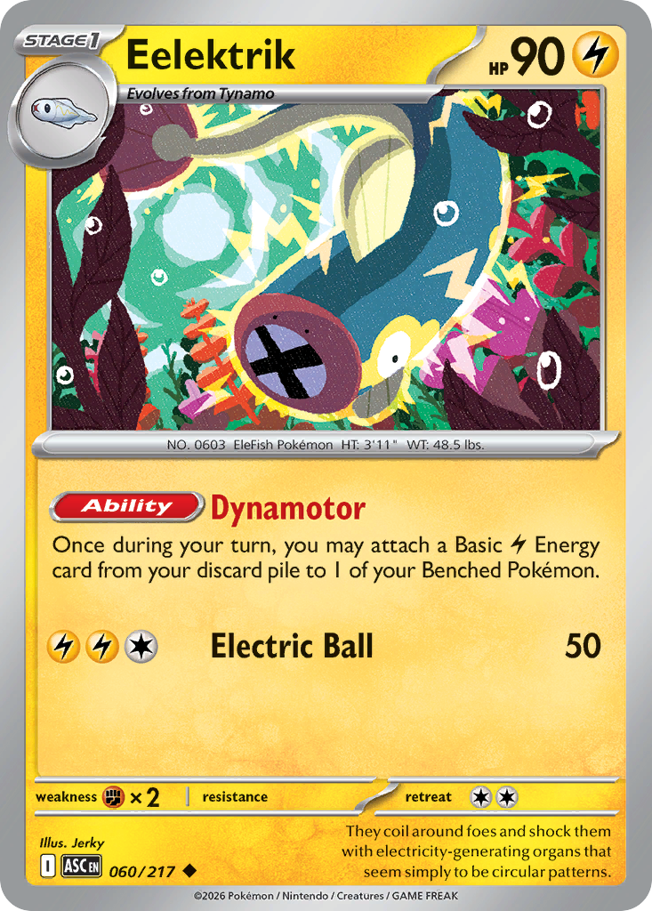 Eelektrik – Ascended Heroes 060/217 Pokémon card