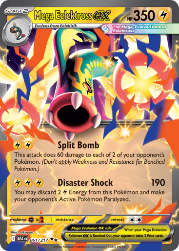 Mega Eelektross ex - Ascended Heroes 61